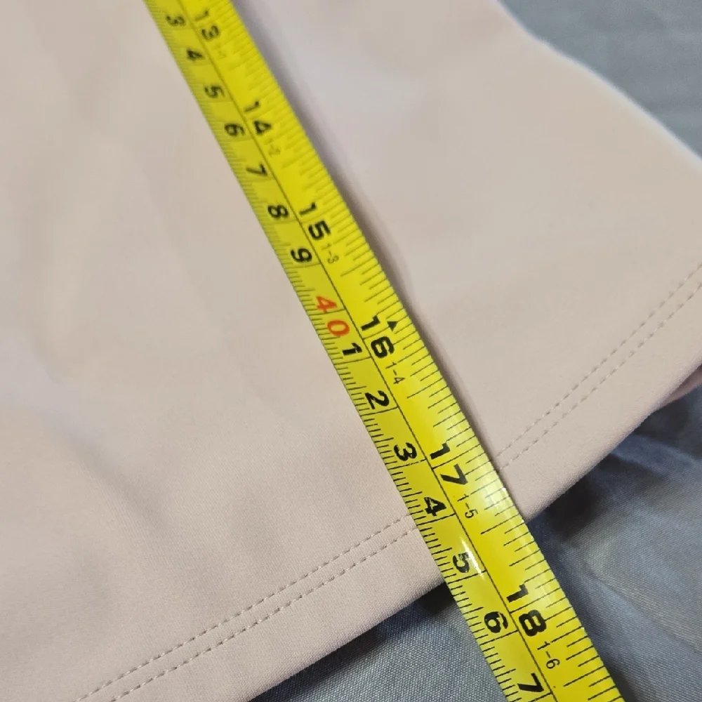 Express Light Pink Short Sleeve Crop Top - Picture 7 of 7